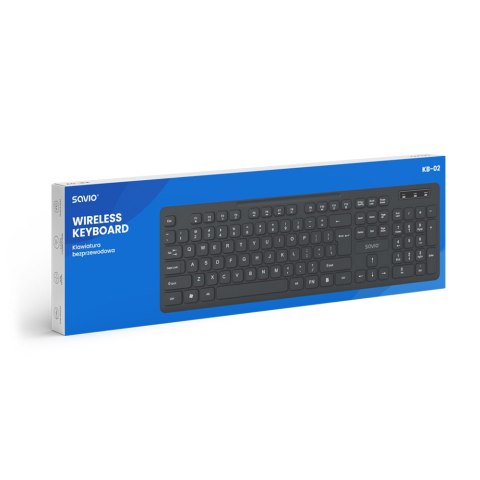 SAVIO KLAWIATURA BZPRZEWODOWA KB-02 SAVIO