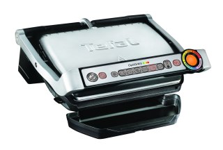 Tefal Grill Tefal OptiGrill GC712D34 (stołowy-zamknięty; 2000W; kolor inox) (WYPRZEDAŻ)