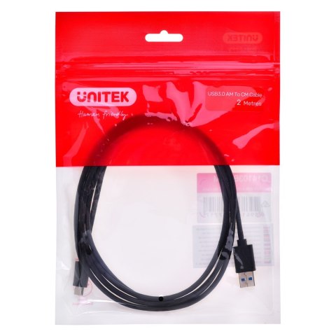 UNITEK UNITEK KABEL USB 3.1 TYP-A - TYP-C M/M 2M UNITEK UNITEK KABEL USB 3.1 TYP-A - TYP-C M/M 2M