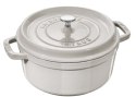 ZWILLING Garnek żeliwny okrągły STAUB 40501-409-0 - biała trufla 1.7 ltr (WYPRZEDAŻ)