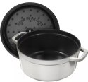ZWILLING Garnek żeliwny okrągły STAUB 40501-409-0 - biała trufla 1.7 ltr (WYPRZEDAŻ)