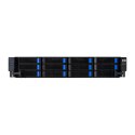 ASUS Platforma Asus Rack (2U) RS521A-E12-RS12U AMD Epyc 9005/9004 (12x NVMe/SATA HS, 2xM.2, 2x1Gbe, IPMI, 1+1 1600W)