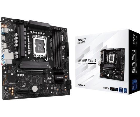 Asrock Płyta główna ASRock B860M Pro-A Asrock Płyta główna ASRock B860M Pro-A