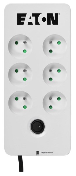 EATON Listwa przeciwprzepięciowa EATON PB6F (6 x UTE; 10 A; kolor biały)