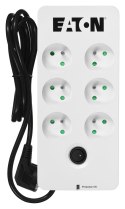 EATON Listwa przeciwprzepięciowa EATON PB6F (6 x UTE; 10 A; kolor biały)