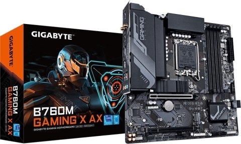 Gigabyte Płyta główna Gigabyte B760M GAMING X AX (WYPRZEDAŻ) Gigabyte Płyta główna Gigabyte B760M GAMING X AX (WYPRZEDAŻ)