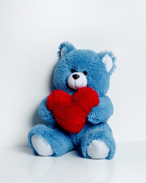 Go Gift Miś FRANK 50cm niebieski Go Gift Miś FRANK 50cm niebieski