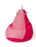 Go Gift Pufa worek sako JEDNOROŻEC róż- jasny róż L 105x80