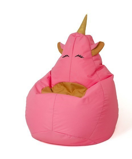 Go Gift Pufa worek sako JEDNOROŻEC różowy L 105x80