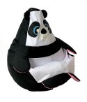 Go Gift Pufa worek sako PANDA czarny-biały XL 130x90