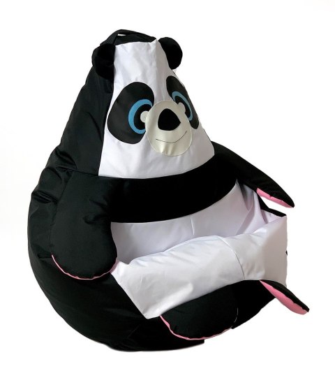 Go Gift Pufa worek sako PANDA czarny-biały XL 130x90