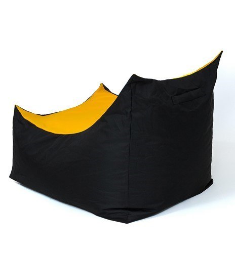 Go Gift Pufa worek sako TRON czarny-pomarańczowy XXL 140x90