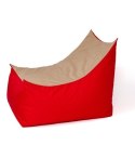 Go Gift Pufa worek sako TRON czerwony-beżowy XXL 140x90