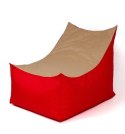 Go Gift Pufa worek sako TRON czerwony-beżowy XXL 140x90
