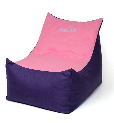 Go Gift Pufa worek sako TRON fioletowy-różowy XXL 140x90