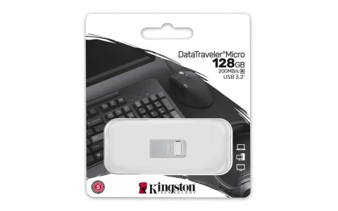 Kingston KINGSTON FLASH 128GB DATATRAVELER USB 3.2 Gen 1 200MB/s Kingston KINGSTON FLASH 128GB DATATRAVELER USB 3.2 Gen 1 200MB/s