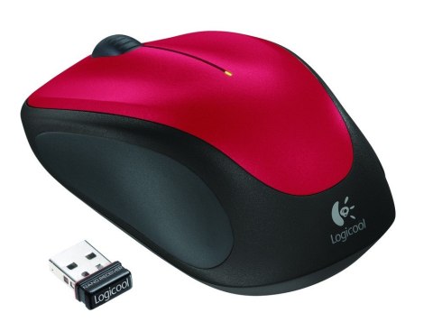 Logitech Mysz Logitech M235 910-002496 (optyczna; 1000 DPI; kolor czerwony) Logitech Mysz Logitech M235 910-002496 (optyczna; 1000 DPI; kolor czerwony)