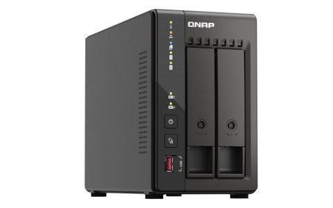 QNAP Qnap TS-253E-8G, Tower, 2 x 2.5"/3.5" SATA, Intel Celeron J6412 4C/4T, 8 GB DDR4 onboard not expandable, 2 x 2.5GbE, External ad QNAP Qnap TS-253E-8G, Tower, 2 x 2.5"/3.5" SATA, Intel Celeron J6412 4C/4T, 8 GB DDR4 onboard not expandable, 2 x 2.5GbE, External ad
