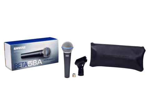 SHURE Shure Beta 58A - Mikrofon dynamiczny, superkardioidalny, wokalny SHURE Shure Beta 58A - Mikrofon dynamiczny, superkardioidalny, wokalny