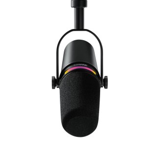 SHURE Shure MV7+-K-BNDL - Mikrofon lektorski/wokalny ze złączem XLR/USB-C Czarny + statyw biurkowy GATOR