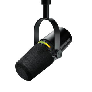 SHURE Shure MV7+-K - Mikrofon lektorski/wokalny ze złączem XLR/USB-C Czarny
