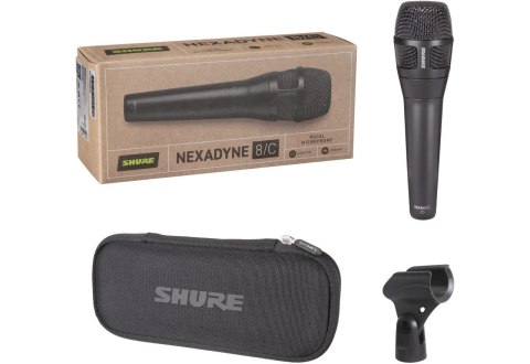 SHURE Shure NXN8/C - Mikrofon dynamiczny Nexadyne, Kardioidalny ze złączem XLR, czarny SHURE Shure NXN8/C - Mikrofon dynamiczny Nexadyne, Kardioidalny ze złączem XLR, czarny
