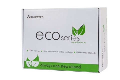 Chieftec Zasilacz Chieftec ECO GPE-500S (500 W; Aktywne)