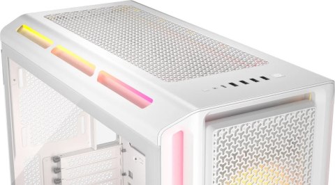 Corsair Corsair 5000T LX RGB Tempered Glass Mid-Tower White Corsair Corsair 5000T LX RGB Tempered Glass Mid-Tower White