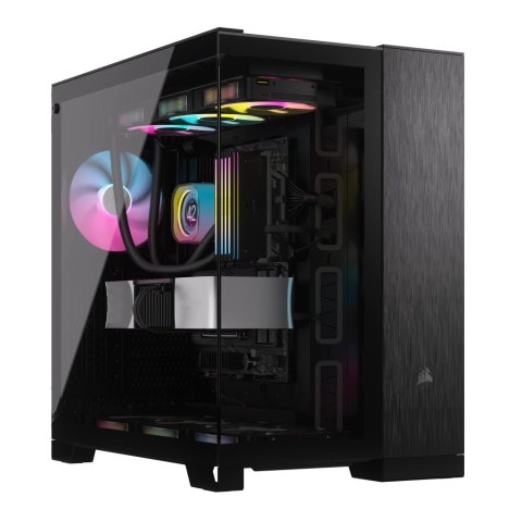 Corsair Corsair 6500X Tempered Glass Mid-Tower Black/Obsidi Corsair Corsair 6500X Tempered Glass Mid-Tower Black/Obsidi