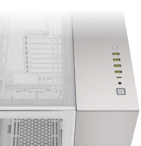 Corsair Corsair 6500X Tempered Glass Mid-Tower White/Gray Corsair Corsair 6500X Tempered Glass Mid-Tower White/Gray
