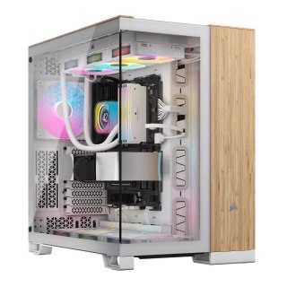 Corsair Corsair 6500X Tempered Glass Mid-Tower White/Wood