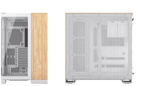 Corsair Corsair 6500X Tempered Glass Mid-Tower White/Wood Corsair Corsair 6500X Tempered Glass Mid-Tower White/Wood