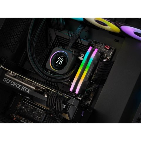Corsair Pamięć Corsair Vengeance RGB, DDR5, 96 GB, 6000MHz, CL30 Corsair Pamięć Corsair Vengeance RGB, DDR5, 96 GB, 6000MHz, CL30
