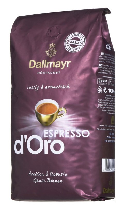 Dallmayr KAWA ZIARNISTA DALLMAYR ESPRESSO D'ORO 1000 G Dallmayr KAWA ZIARNISTA DALLMAYR ESPRESSO D'ORO 1000 G