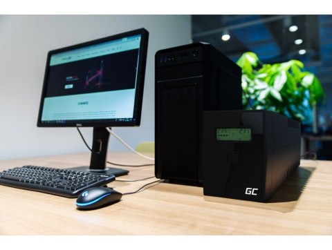 Green Cell GREEN CELL ZASILACZ AWARYJNY UPS01LCD POWER PROOF 600VA 360W