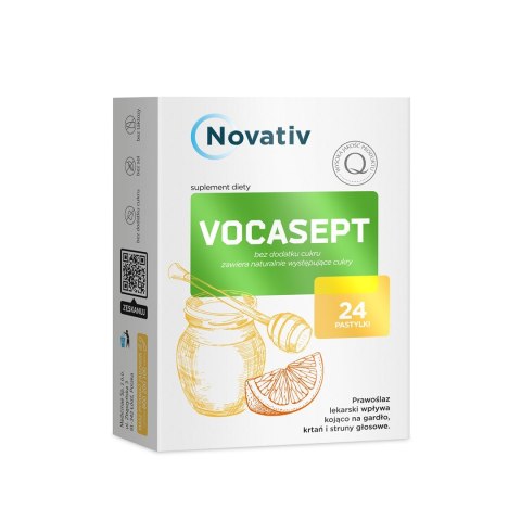 MEDICINAE Novativ Vocasept 24 pastylki do ssania MEDICINAE Novativ Vocasept 24 pastylki do ssania