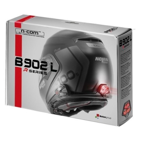NOLAN Interkom motocyklowy NOLAN N-COM B902L R do kasków NOLAN, komplet na 1 kask NOLAN Interkom motocyklowy NOLAN N-COM B902L R do kasków NOLAN, komplet na 1 kask