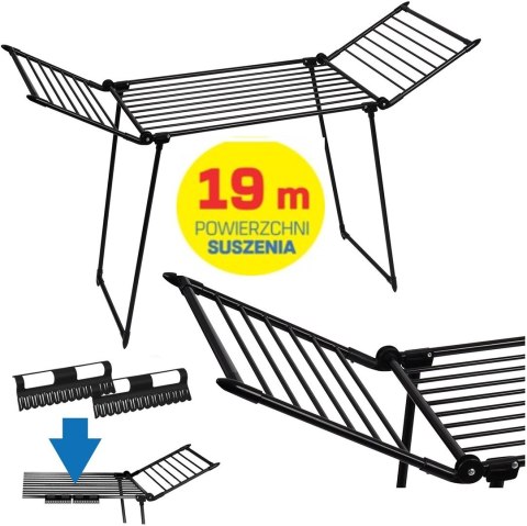PROMIS PROMIS SUSZARKA NA PRANIE CZARNA AMALFI SU120