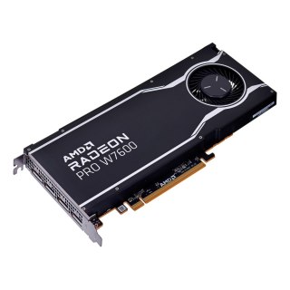 AMD Karta graficzna AMD Radeon Pro W7600 8GB GDDR6, 4x DisplayPort 2.1, 130W, PCI Gen4 x8