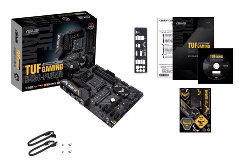 ASUS Płyta główna Asus TUF GAMING B450-PLUS II (WYPRZEDAŻ) ASUS Płyta główna Asus TUF GAMING B450-PLUS II (WYPRZEDAŻ)