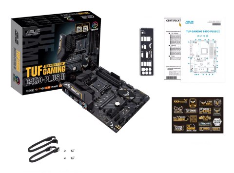 ASUS Płyta główna Asus TUF GAMING B450-PLUS II (WYPRZEDAŻ) ASUS Płyta główna Asus TUF GAMING B450-PLUS II (WYPRZEDAŻ)