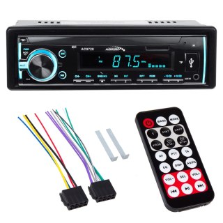 AUDIOCORE Radioodtwarzacz samochodowe AUDIOCORE AC9720B (USB + AUX + karty SD)