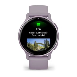 Garmin Zegarek sportowy Garmin Vivoactive 5 AMOLED 42mm Fioletowy