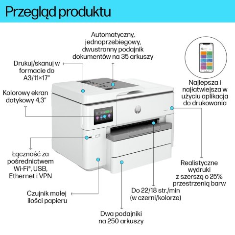Hewlett-Packard Urządzenie wielofunkcyjne HP OfficeJet Pro 9730e Hewlett-Packard Urządzenie wielofunkcyjne HP OfficeJet Pro 9730e