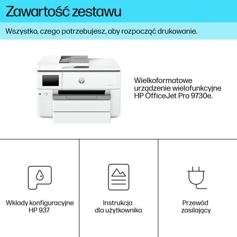 Hewlett-Packard Urządzenie wielofunkcyjne HP OfficeJet Pro 9730e Hewlett-Packard Urządzenie wielofunkcyjne HP OfficeJet Pro 9730e