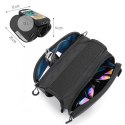 Wozinsky Wozinsky torba rowerowa na ramę + odczepiany pokrowiec na telefon do 6,5" 1,5l czarna (WBB7BK)