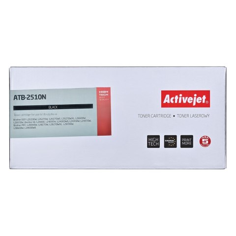 Activejet Activejet ATB-2510N Toner (zamiennik Brother TN2510; Supreme; 1200 stron; czarny) Activejet Activejet ATB-2510N Toner (zamiennik Brother TN2510; Supreme; 1200 stron; czarny)