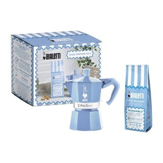 BIALETTI Zestaw kawiarka Bialetti Moka Express 3tz z kawą migdałową 250g