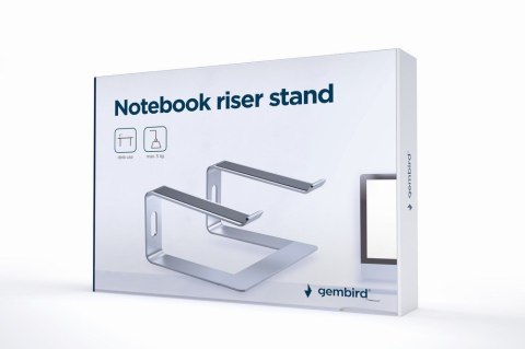 GEMBIRD GEMBIRD PODSTAWKA DO NOTEBOOKA 15,6" SREBRNA GEMBIRD GEMBIRD PODSTAWKA DO NOTEBOOKA 15,6" SREBRNA