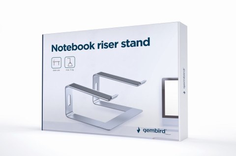GEMBIRD GEMBIRD PODSTAWKA DO NOTEBOOKA 15,6" SREBRNA GEMBIRD GEMBIRD PODSTAWKA DO NOTEBOOKA 15,6" SREBRNA